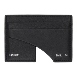 헬리엇 에밀 HELIOT EMIL Black Leather Card Holder 241295M163000