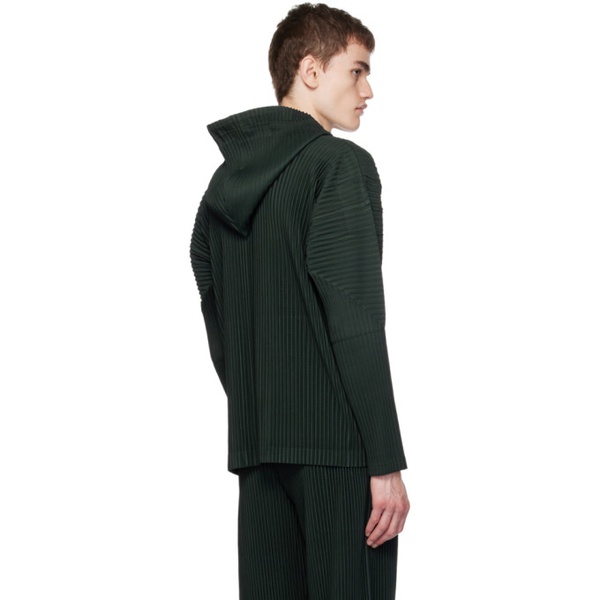  HOMME PLISSEE 이세이 미야케 ISSEY MIYAKE Green Monthly Color August Hoodie 232729M202012