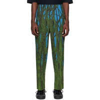 HOMME PLISSEE 이세이 미야케 ISSEY MIYAKE Green Grass Field Trousers 231729M191038