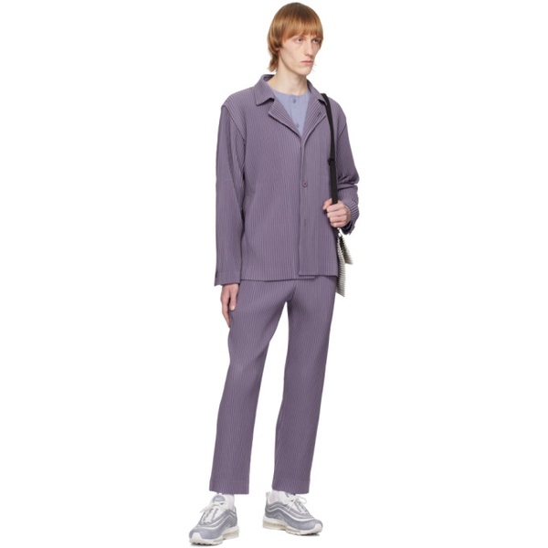  HOMME PLISSEE 이세이 미야케 ISSEY MIYAKE Purple Tailored Pleats 1 Blazer 231729M195015