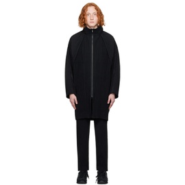 HOMME PLISSEE 이세이 미야케 ISSEY MIYAKE Black Monthly Color September Coat 232729M176003
