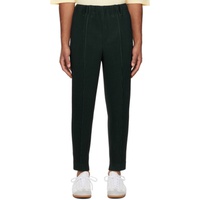 HOMME PLISSEE 이세이 미야케 ISSEY MIYAKE Green Compleat Trousers 241729M191012