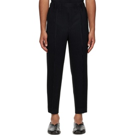 HOMME PLISSEE 이세이 미야케 ISSEY MIYAKE Black Compleat Trousers 241729M191014