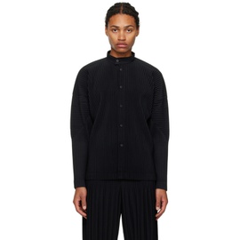 HOMME PLISSEE 이세이 미야케 ISSEY MIYAKE Black Monthly Color October Shirt 241729M192003