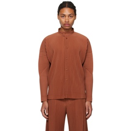 HOMME PLISSEE 이세이 미야케 ISSEY MIYAKE Orange Monthly Color October Shirt 241729M192001