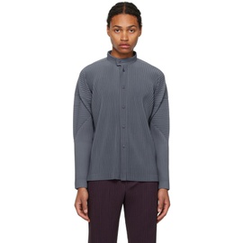 HOMME PLISSEE 이세이 미야케 ISSEY MIYAKE Gray Monthly Color October Shirt 241729M192002