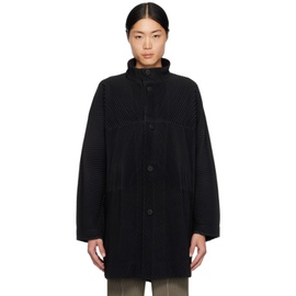 HOMME PLISSEE 이세이 미야케 ISSEY MIYAKE Black Monthly Color November Coat 241729M176001