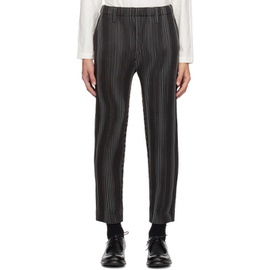 HOMME PLISSEE 이세이 미야케 ISSEY MIYAKE Brown Pleats Trousers 241729M191007