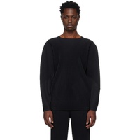 HOMME PLISSEE 이세이 미야케 ISSEY MIYAKE Black Monthly Color January Long Sleeve T-Shirt 231729M213009