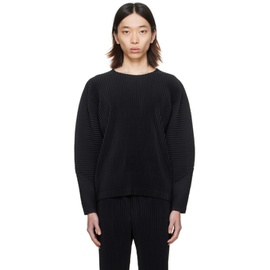 HOMME PLISSEE 이세이 미야케 ISSEY MIYAKE Black Monthly Color January Long Sleeve T-Shirt 241729M213048