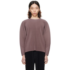 HOMME PLISSEE 이세이 미야케 ISSEY MIYAKE Purple Monthly Color January Long Sleeve T-Shirt 241729M213047