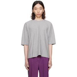 HOMME PLISSEE 이세이 미야케 ISSEY MIYAKE Gray Release-T Basic T-Shirt 241729M213020