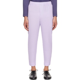 HOMME PLISSEE 이세이 미야케 ISSEY MIYAKE Purple Monthly Color February Trousers 241729M191058