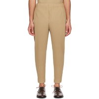 HOMME PLISSEE 이세이 미야케 ISSEY MIYAKE Beige Monthly Color February Trousers 241729M191060
