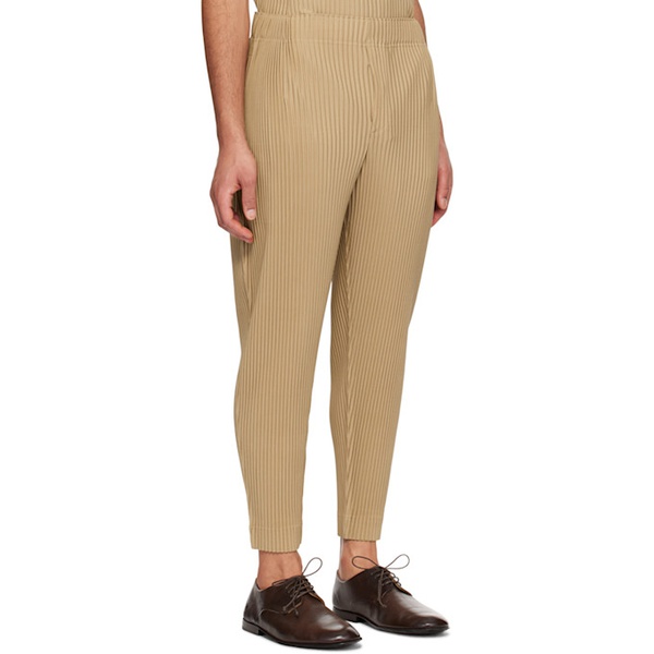  HOMME PLISSEE 이세이 미야케 ISSEY MIYAKE Beige Monthly Color February Trousers 241729M191060