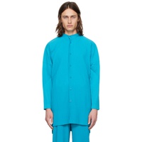 HOMME PLISSEE 이세이 미야케 ISSEY MIYAKE Blue Monthly Color March Shirt 241729M192012
