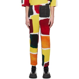 HOMME PLISSEE 이세이 미야케 ISSEY MIYAKE Multicolor Landscape Trousers 241729M191046