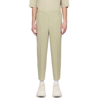 HOMME PLISSEE 이세이 미야케 ISSEY MIYAKE Taupe Compleat Trousers 241729M191041