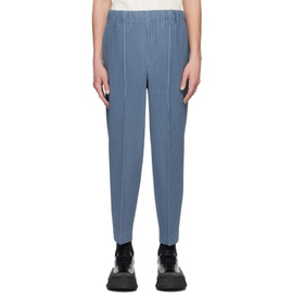 HOMME PLISSEE 이세이 미야케 ISSEY MIYAKE Blue Compleat Trousers 241729M191042