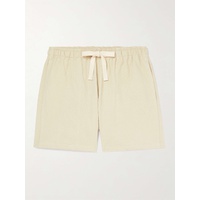 HOWLIN Holidays Straight-Leg Cotton-Blend Seersucker Drawstring Shorts 43769801096606384