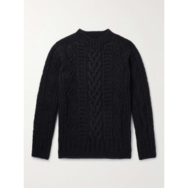 HOWLIN Super Cult Slim-Fit Cable-Knit Virgin Wool Sweater 1647597323933504