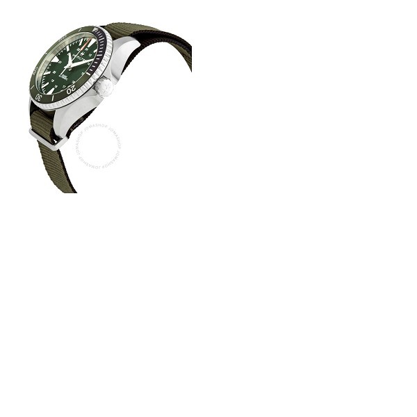  Hamilton Khaki Navy Automatic Green Dial Sprite Bezel Mens Watch H82375961