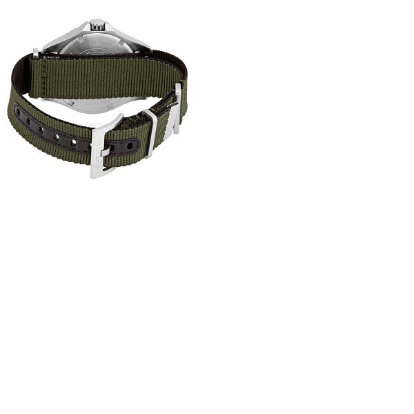  Hamilton Khaki Navy Automatic Green Dial Sprite Bezel Mens Watch H82375961