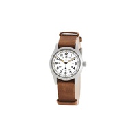 Hamilton MEN'S Khaki Field Leather White Dial Watch H69439511