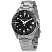 Hamilton MEN'S Scuba Stainless Steel Black Dial Watch H82515130