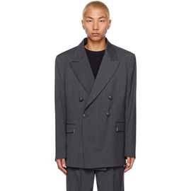 한 코펜하겐 Han Kjobenhavn Gray Boxy Suit Blazer 231827M195002