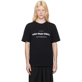 한 코펜하겐 Han Kjobenhavn Black Freedom T-Shirt 241827M213002