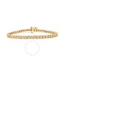 Haus Of Brilliance 10K Yellow Gold Plated .925 Sterling Silver 1.0 Cttw Miracle-Set Diamond Round Faceted Bezel Tennis Bracelet (I-J Color, I3 Clarity) - 6 018977B600