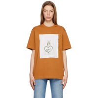 핼무트랭 Helmut Lang Orange Photo T-Shirt 232154F110012