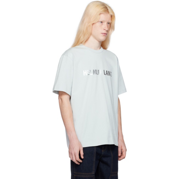  핼무트랭 Helmut Lang Blue Space T-Shirt 241154M213001