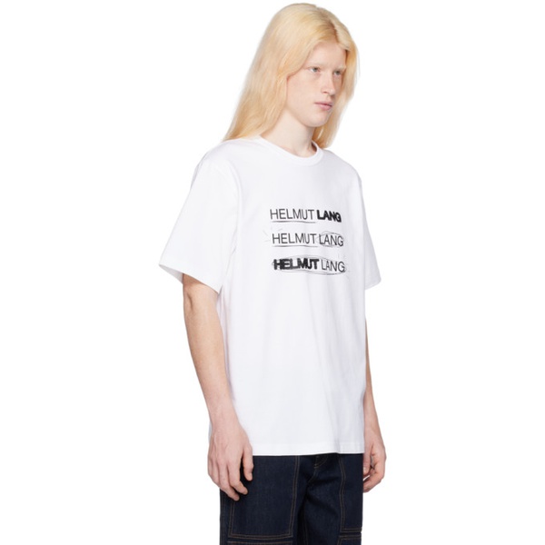  핼무트랭 Helmut Lang White Space T-Shirt 241154M213004