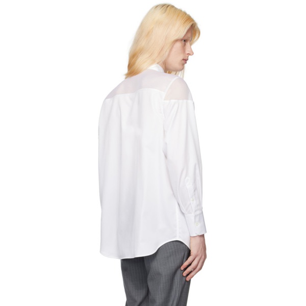  핼무트랭 Helmut Lang White Tux Shirt 241154M192004
