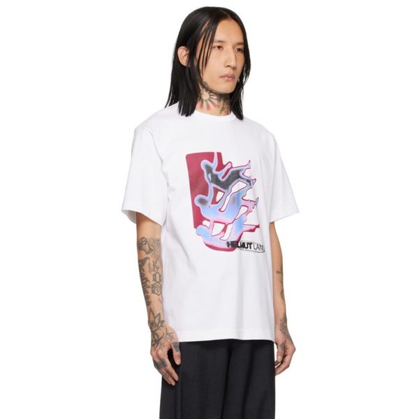  핼무트랭 Helmut Lang White Space T-Shirt 241154M213009