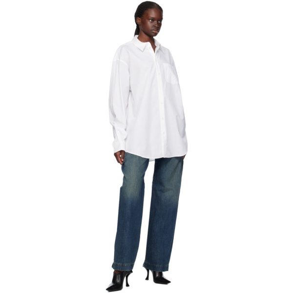  핼무트랭 Helmut Lang White Oversized Shirt 241154F109012