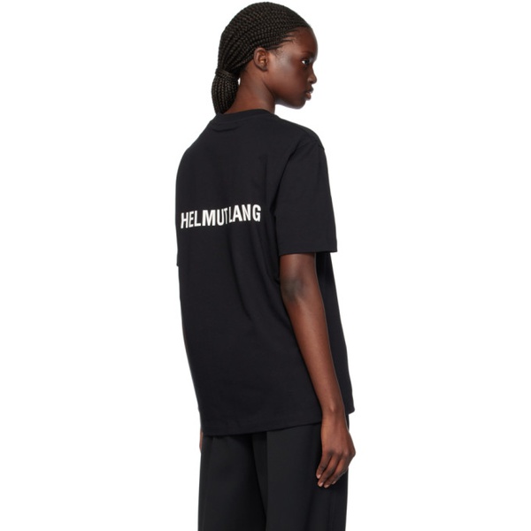  핼무트랭 Helmut Lang Black Heavyweight T-Shirt 241154F110023