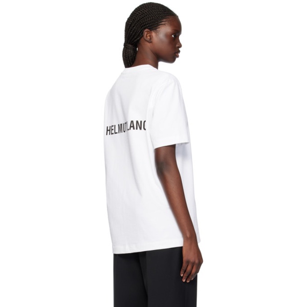  핼무트랭 Helmut Lang White Heavyweight T-Shirt 241154F110024