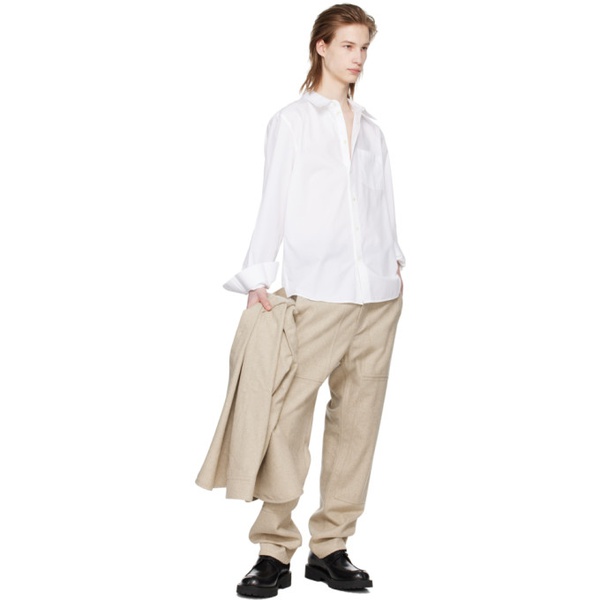 핼무트랭 Helmut Lang White Classic Shirt 241154M192006