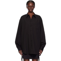 핼무트랭 Helmut Lang Black Oversized Shirt 241154F109013