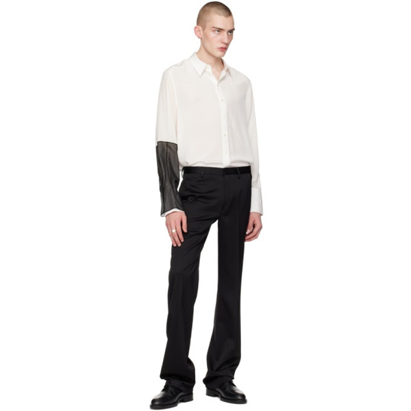  핼무트랭 Helmut Lang White Relaxed Shirt 241154M192005