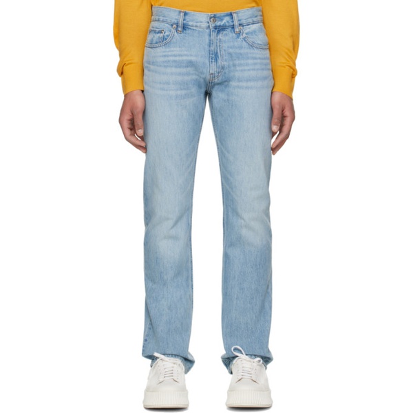  핼무트랭 Helmut Lang Blue Low-Rise Jeans 241154M186004