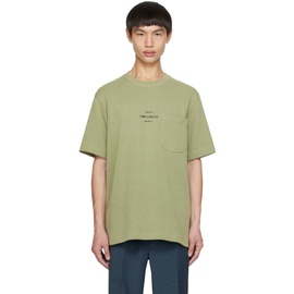 핼무트랭 Helmut Lang Khaki Bonded T-Shirt 232154M213000