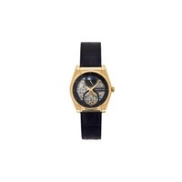 Heritor MEN'S Daxton Genuine Leather Black Dial Watch HERHS3004
