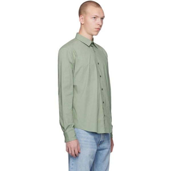  휴고 Hugo Green Patch Shirt 232084M192007