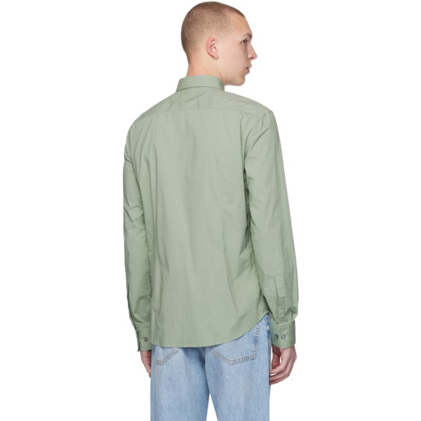  휴고 Hugo Green Patch Shirt 232084M192007
