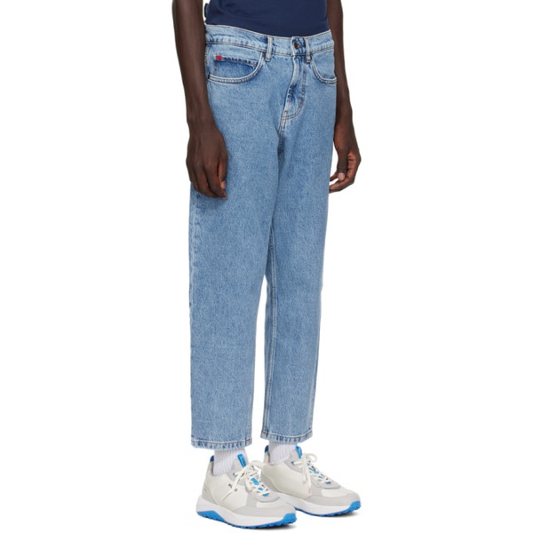  휴고 Hugo Blue Faded Jeans 241141M186000