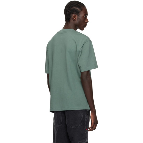  휴고 Hugo Green Heavyweight T-Shirt 241141M213007